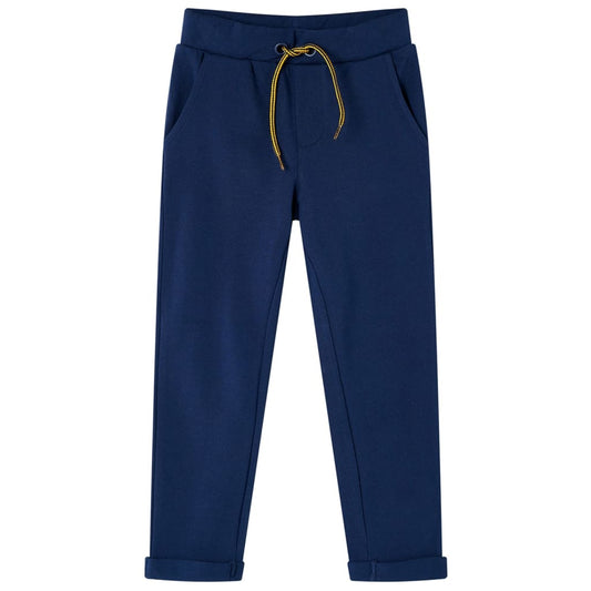 Kinderbroek met trekkoord 104 marineblauw is nu te koop bij PeponiXL, paradijselijk wonen!