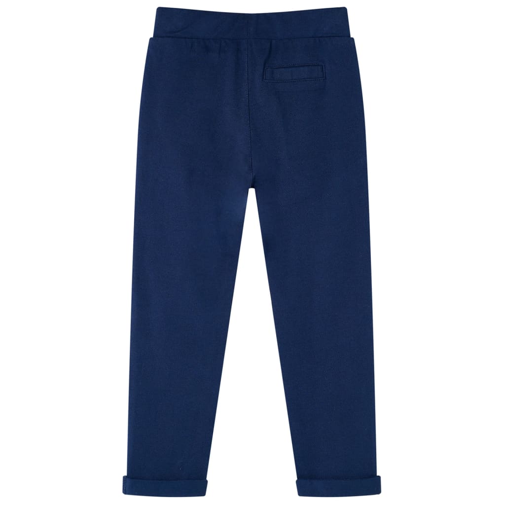Kinderbroek met trekkoord 104 marineblauw is nu te koop bij PeponiXL, paradijselijk wonen!