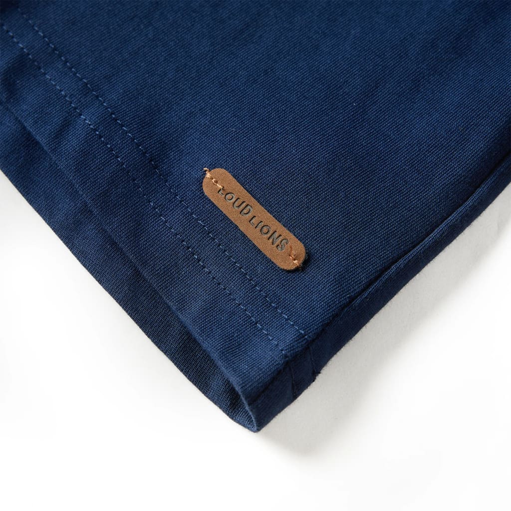 Kindershirt met lange mouwen 92 marineblauw is nu te koop bij PeponiXL, paradijselijk wonen!