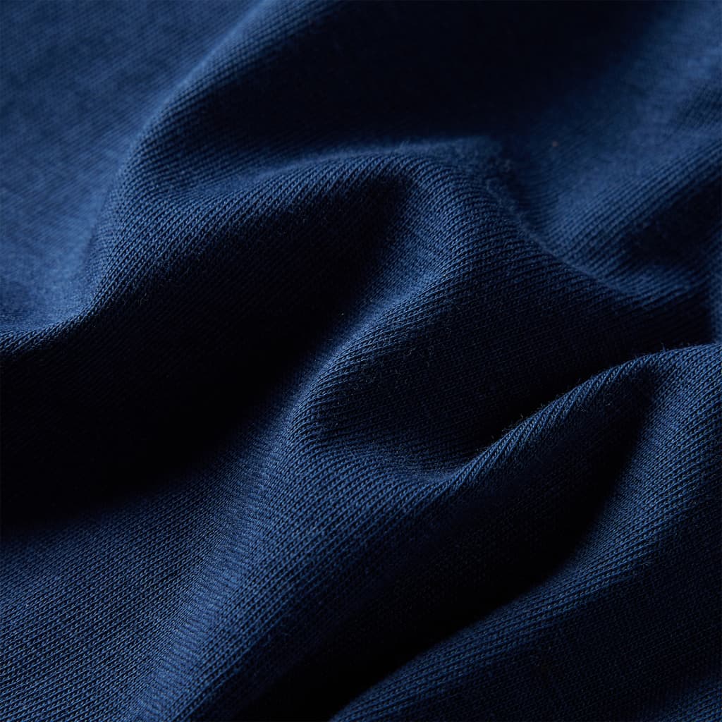 Kindershirt met lange mouwen 128 marineblauw is nu te koop bij PeponiXL, paradijselijk wonen!