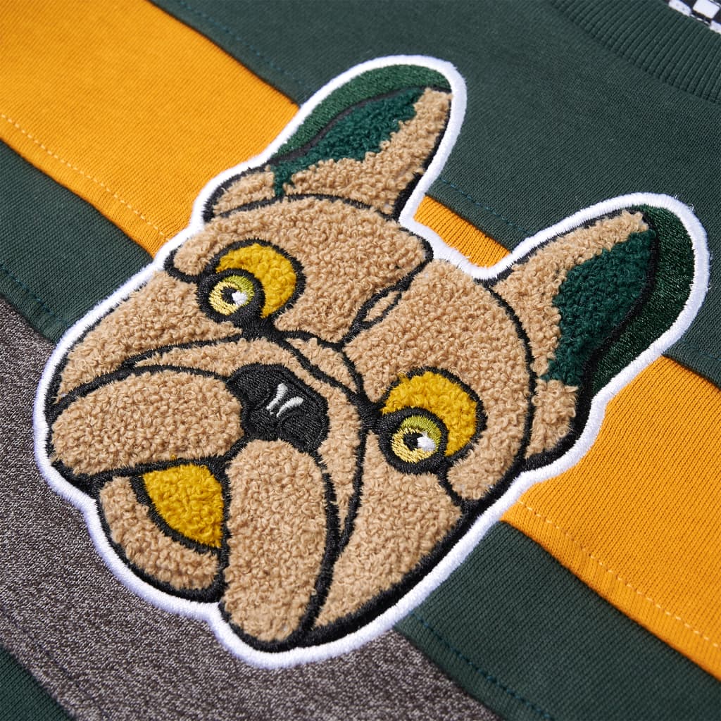 Kindertrui 104 donkergroen is nu te koop bij PeponiXL, paradijselijk wonen!