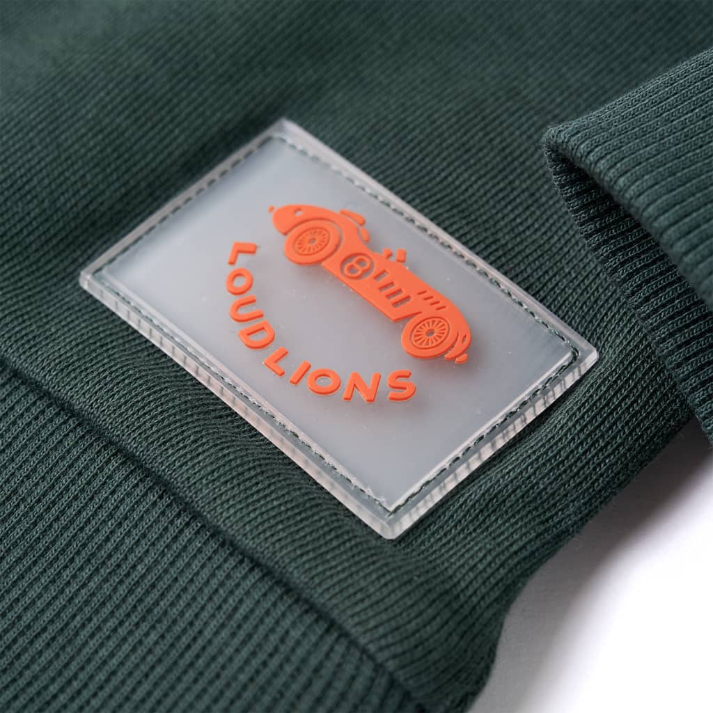 Kindertrui 104 donkergroen is nu te koop bij PeponiXL, paradijselijk wonen!