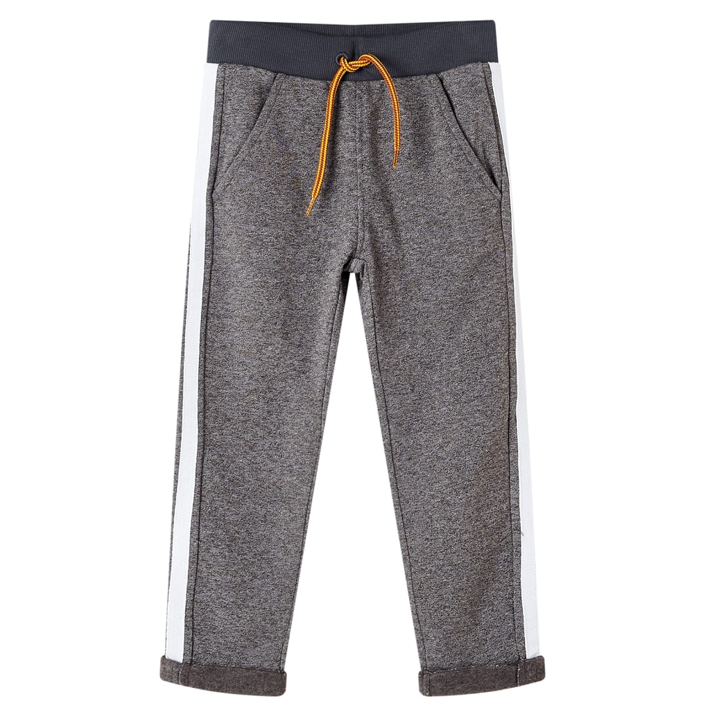 Kinderjoggingbroek 140 gemêleerd donkergrijs is nu te koop bij PeponiXL, paradijselijk wonen!