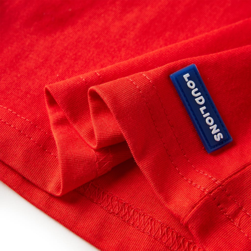 Kindershirt met lange mouwen 128 rood is nu te koop bij PeponiXL, paradijselijk wonen!