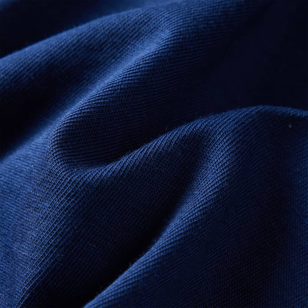 Kindershirt met lange mouwen 128 marineblauw is nu te koop bij PeponiXL, paradijselijk wonen!