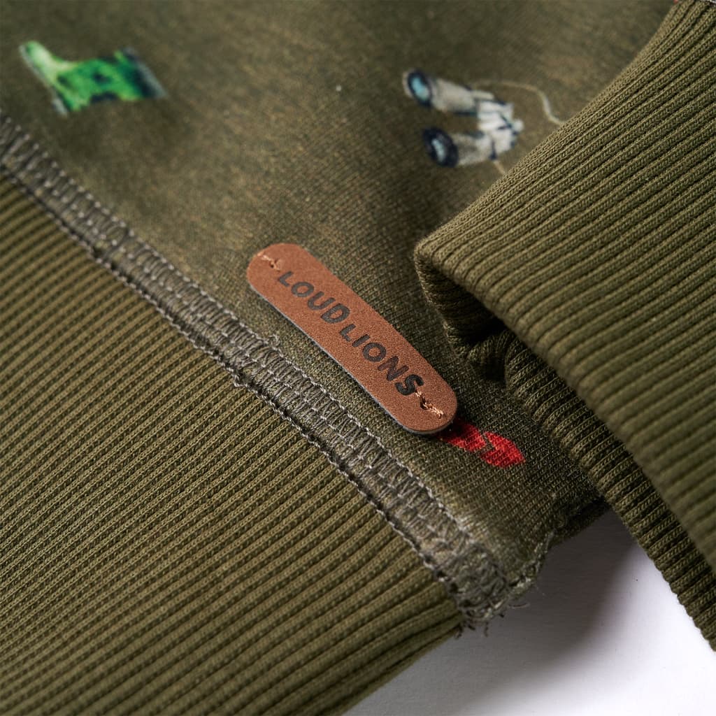 Kindertrui 128 kakikleurig is nu te koop bij PeponiXL, paradijselijk wonen!