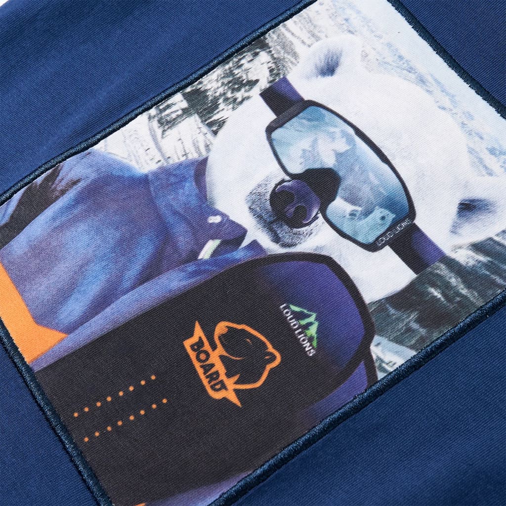 Kindershirt met lange mouwen 128 jeansblauw is nu te koop bij PeponiXL, paradijselijk wonen!