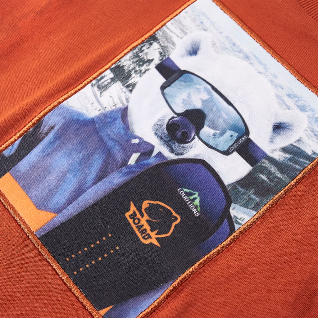 Kindershirt met lange mouwen 128 lichtroestkleurig is nu te koop bij PeponiXL, paradijselijk wonen!