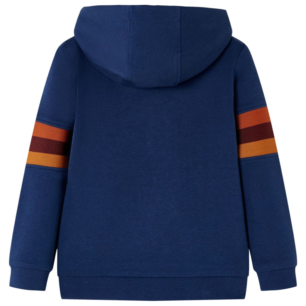 Kindertrui met capuchon 92 marineblauw is nu te koop bij PeponiXL, paradijselijk wonen!