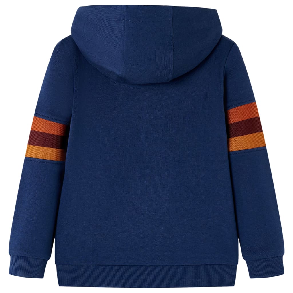 Kindertrui met capuchon 104 marineblauw is nu te koop bij PeponiXL, paradijselijk wonen!