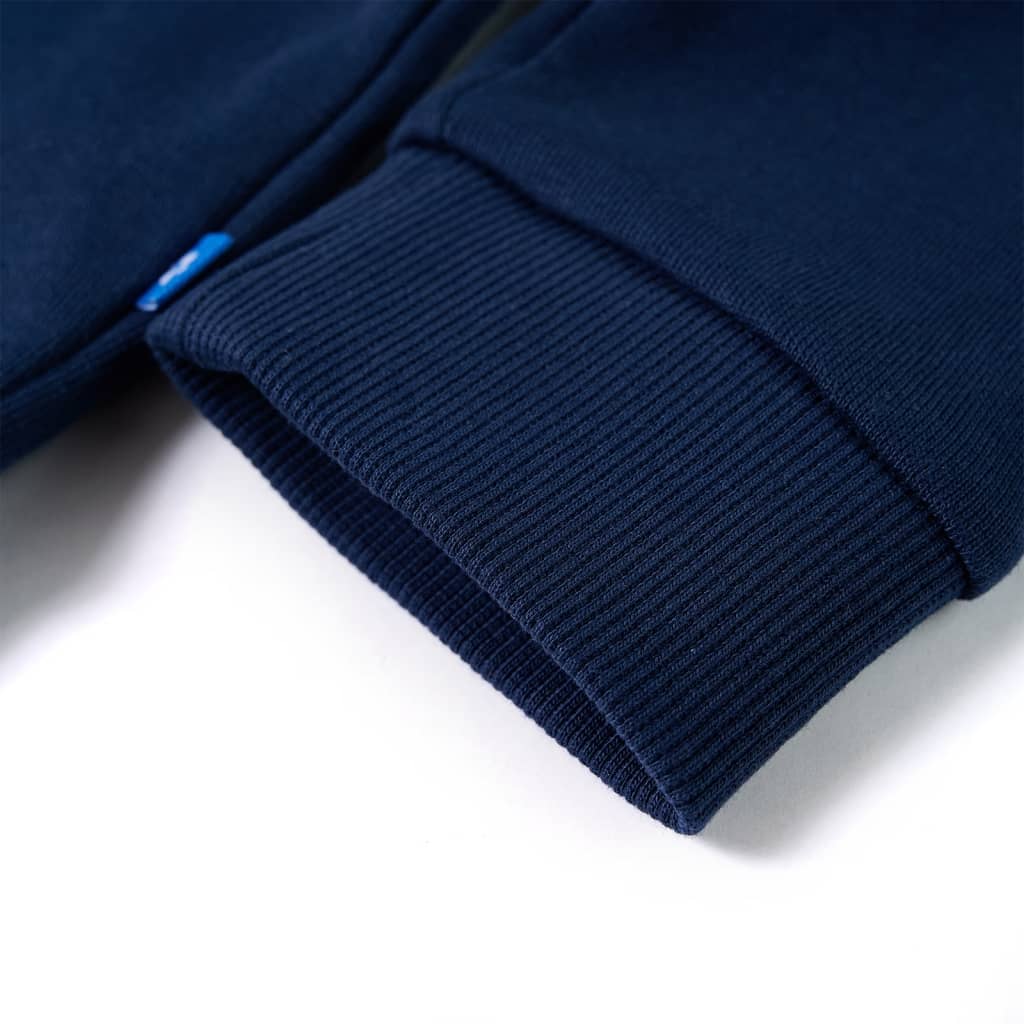 Kindertrui met capuchon 116 marineblauw is nu te koop bij PeponiXL, paradijselijk wonen!
