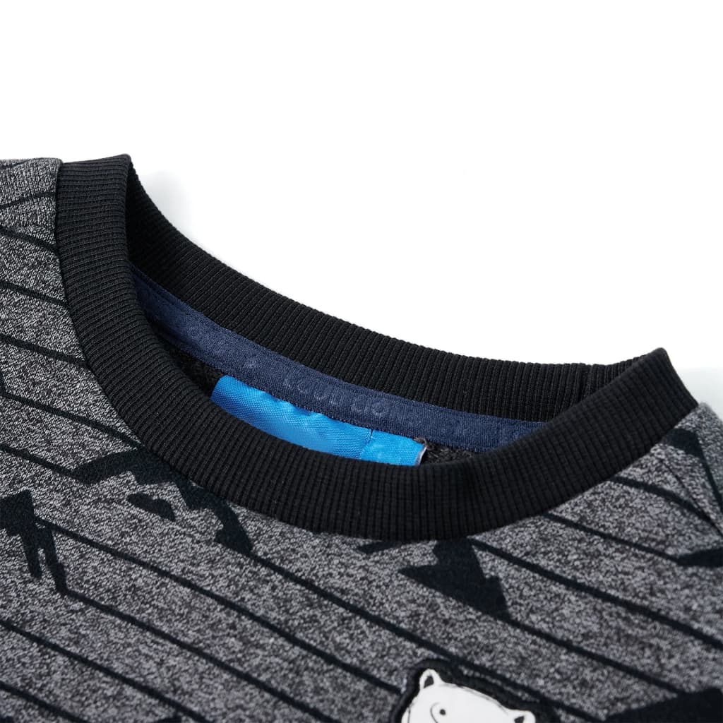Kindertrui 116 gemêleerd marineblauw is nu te koop bij PeponiXL, paradijselijk wonen!