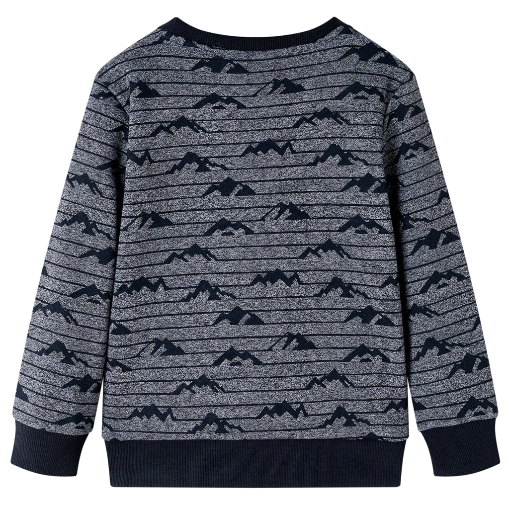Kindertrui 140 gemêleerd marineblauw is nu te koop bij PeponiXL, paradijselijk wonen!