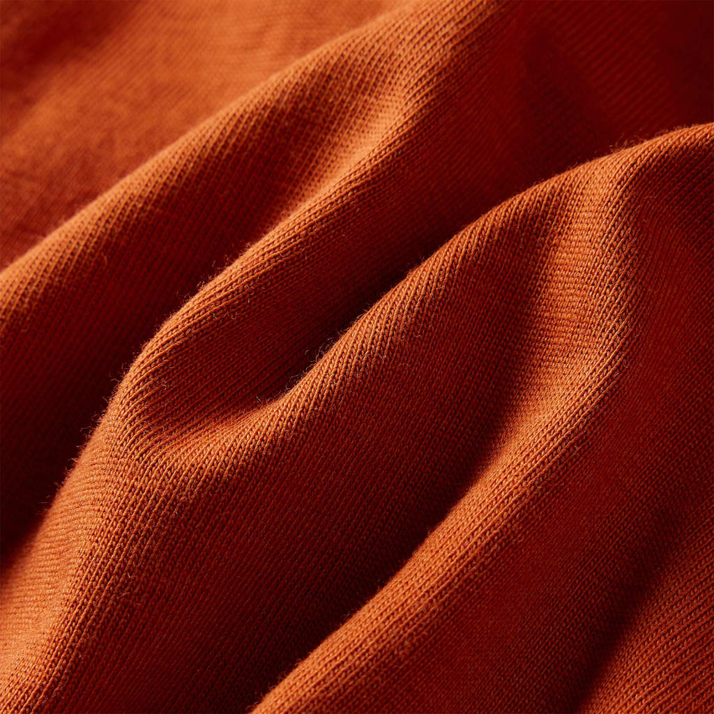 Kindershirt met lange mouwen 128 lichtroestkleurig is nu te koop bij PeponiXL, paradijselijk wonen!