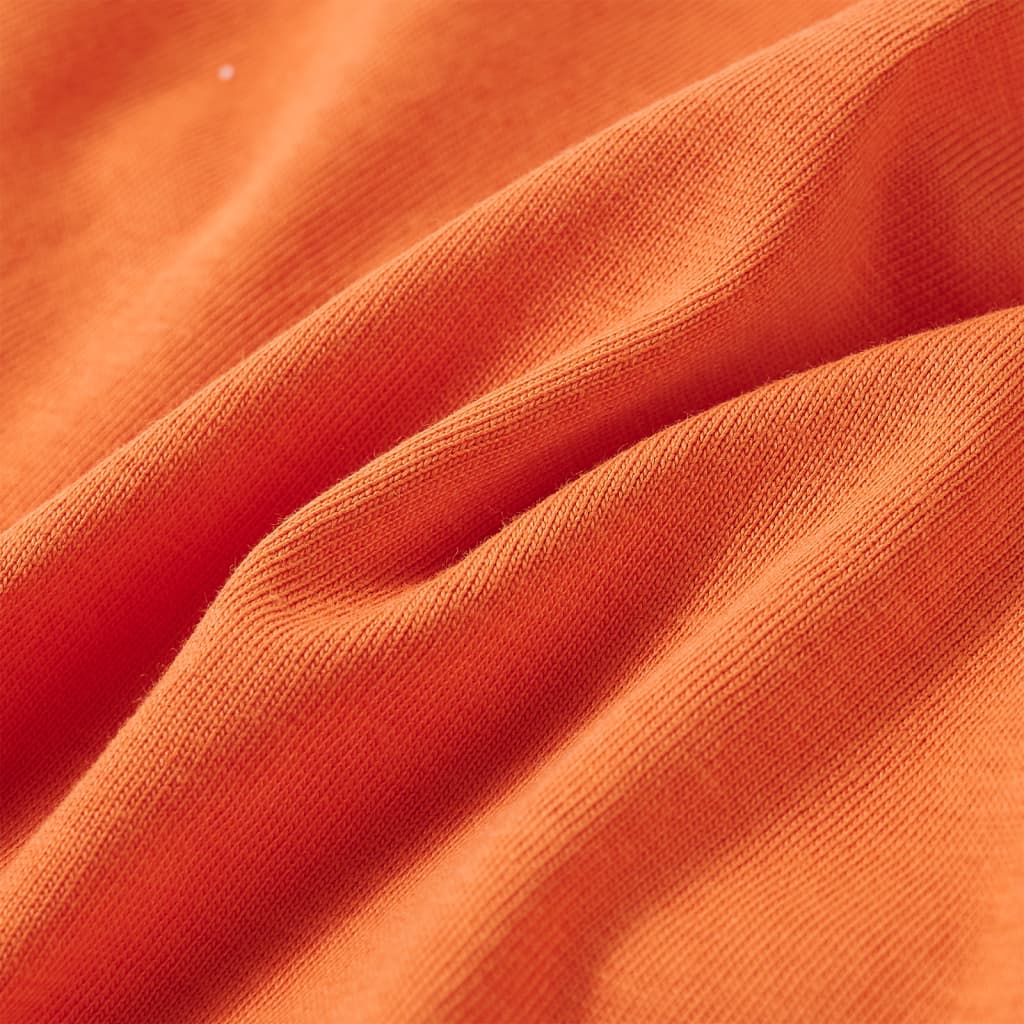 Kindershirt met lange mouwen 104 donkeroranje is nu te koop bij PeponiXL, paradijselijk wonen!
