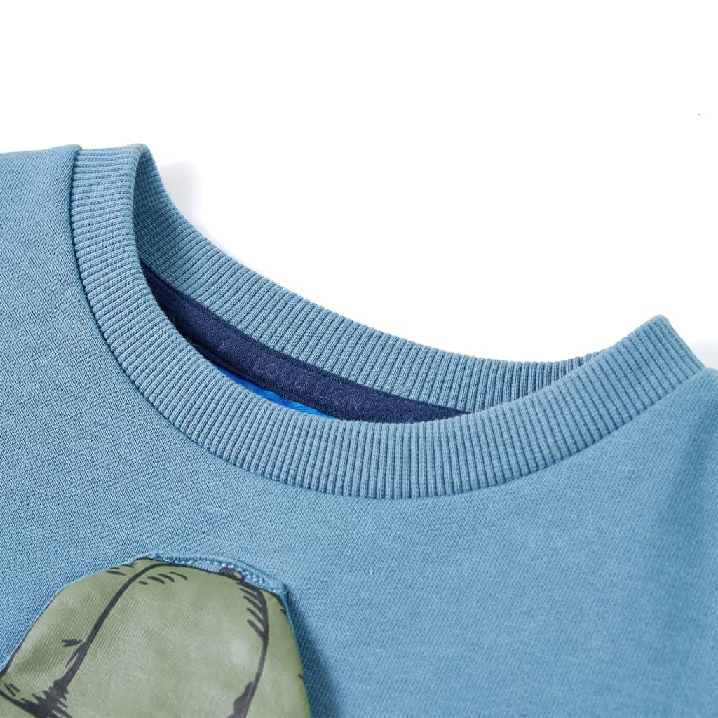 Kindertrui 92 middelblauw is nu te koop bij PeponiXL, paradijselijk wonen!