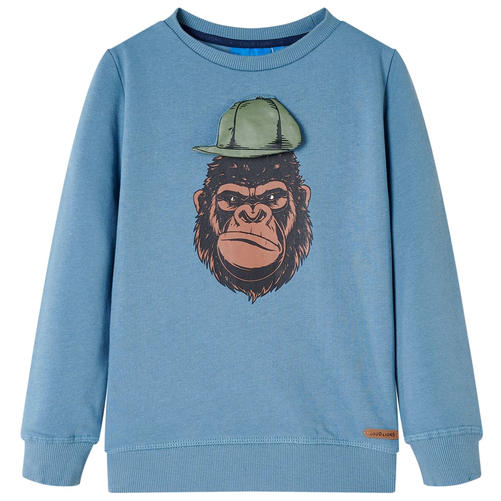 Kindertrui 104 middelblauw is nu te koop bij PeponiXL, paradijselijk wonen!