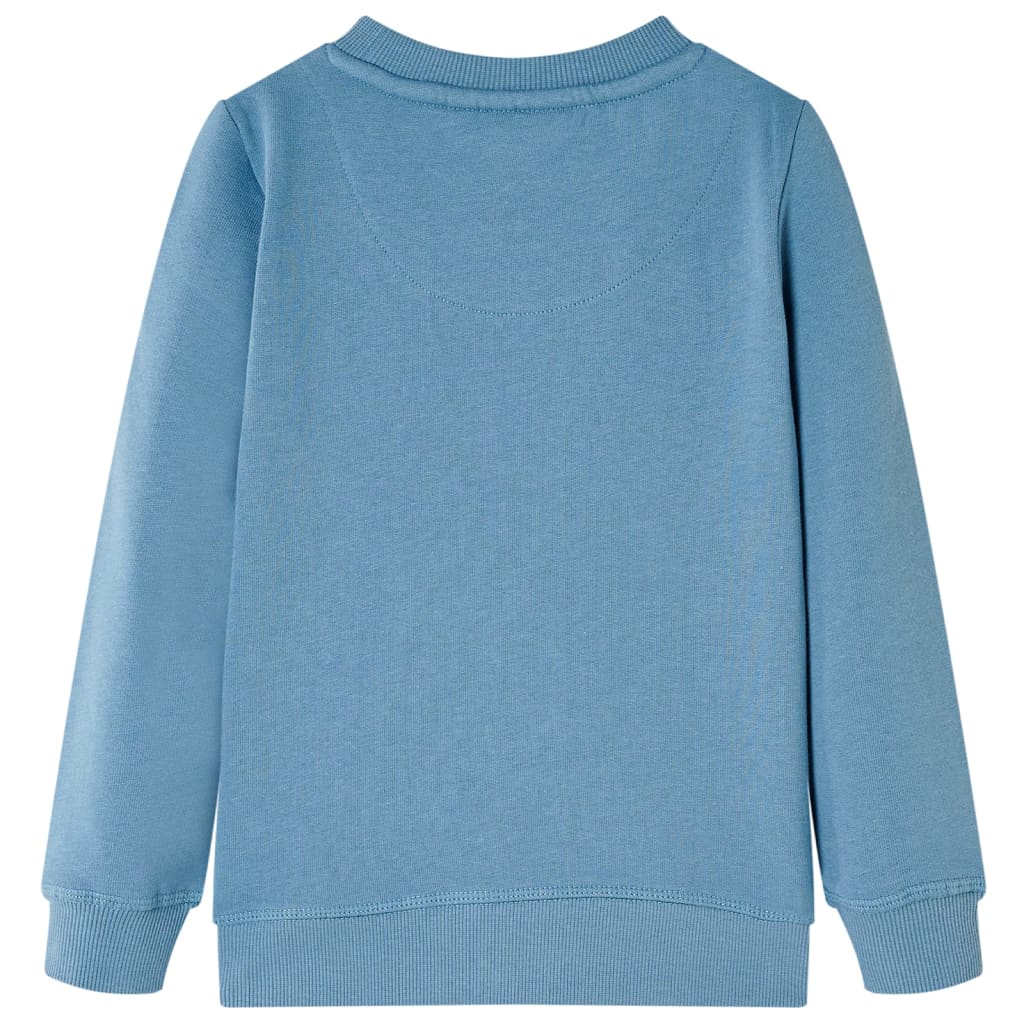 Kindertrui 128 middelblauw is nu te koop bij PeponiXL, paradijselijk wonen!