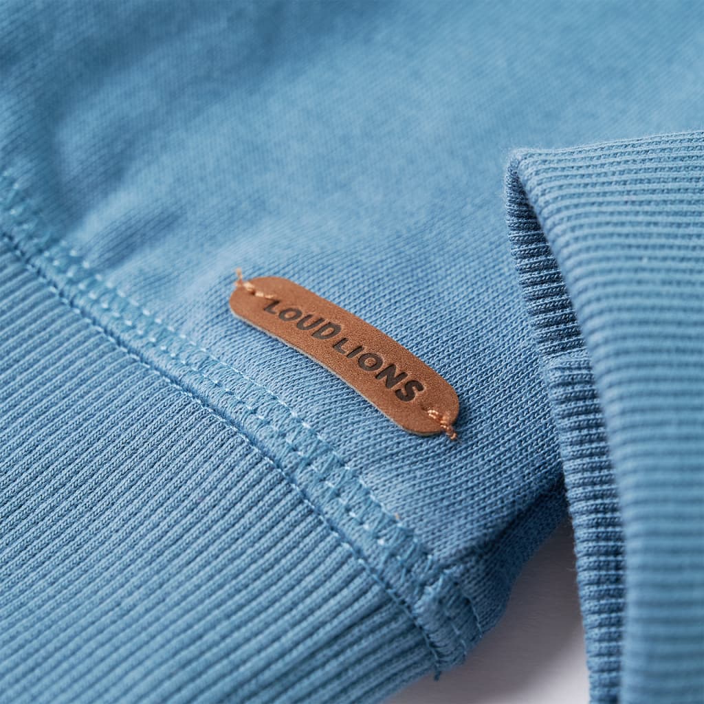 Kindertrui 128 middelblauw is nu te koop bij PeponiXL, paradijselijk wonen!