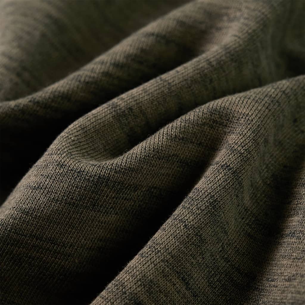 Kindertrui 116 gemêleerd donkerkakikleurig is nu te koop bij PeponiXL, paradijselijk wonen!