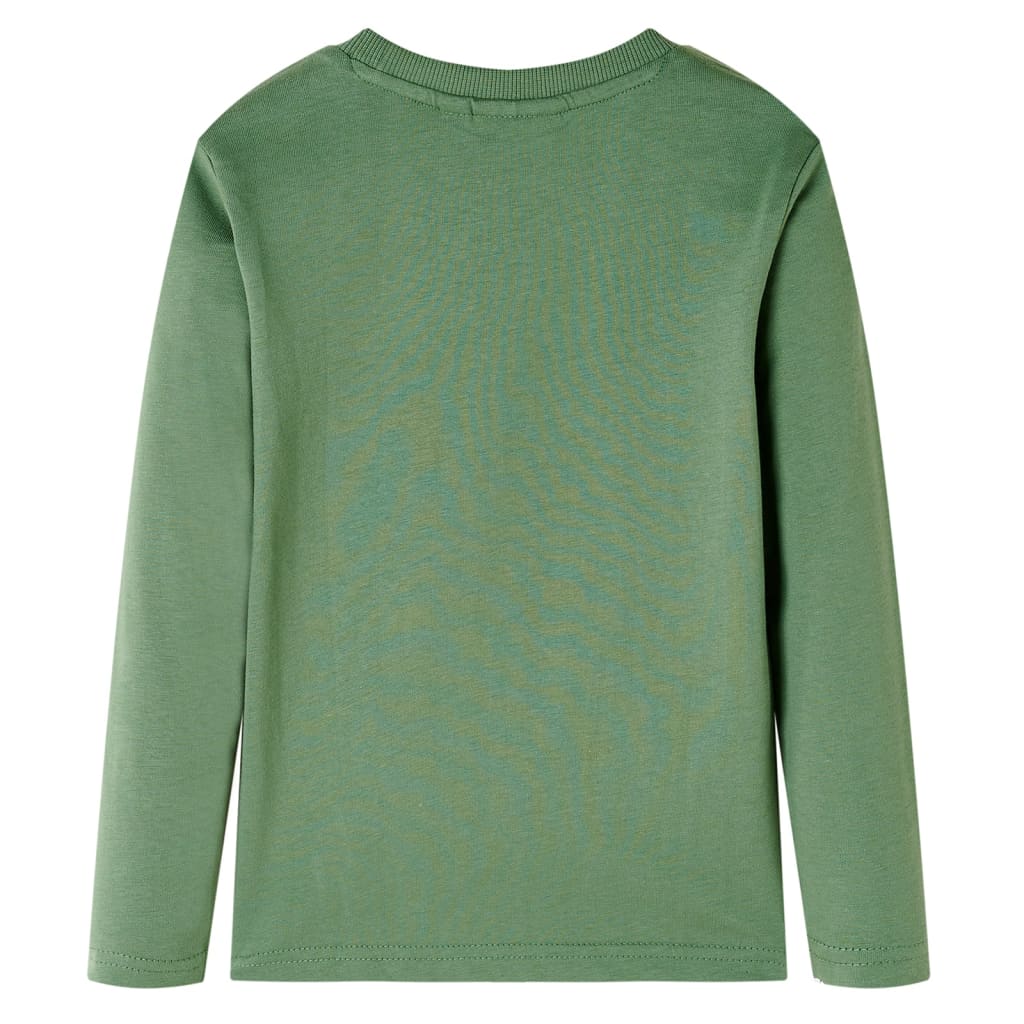 Kindershirt met lange mouwen 104 lichtkakikleurig is nu te koop bij PeponiXL, paradijselijk wonen!