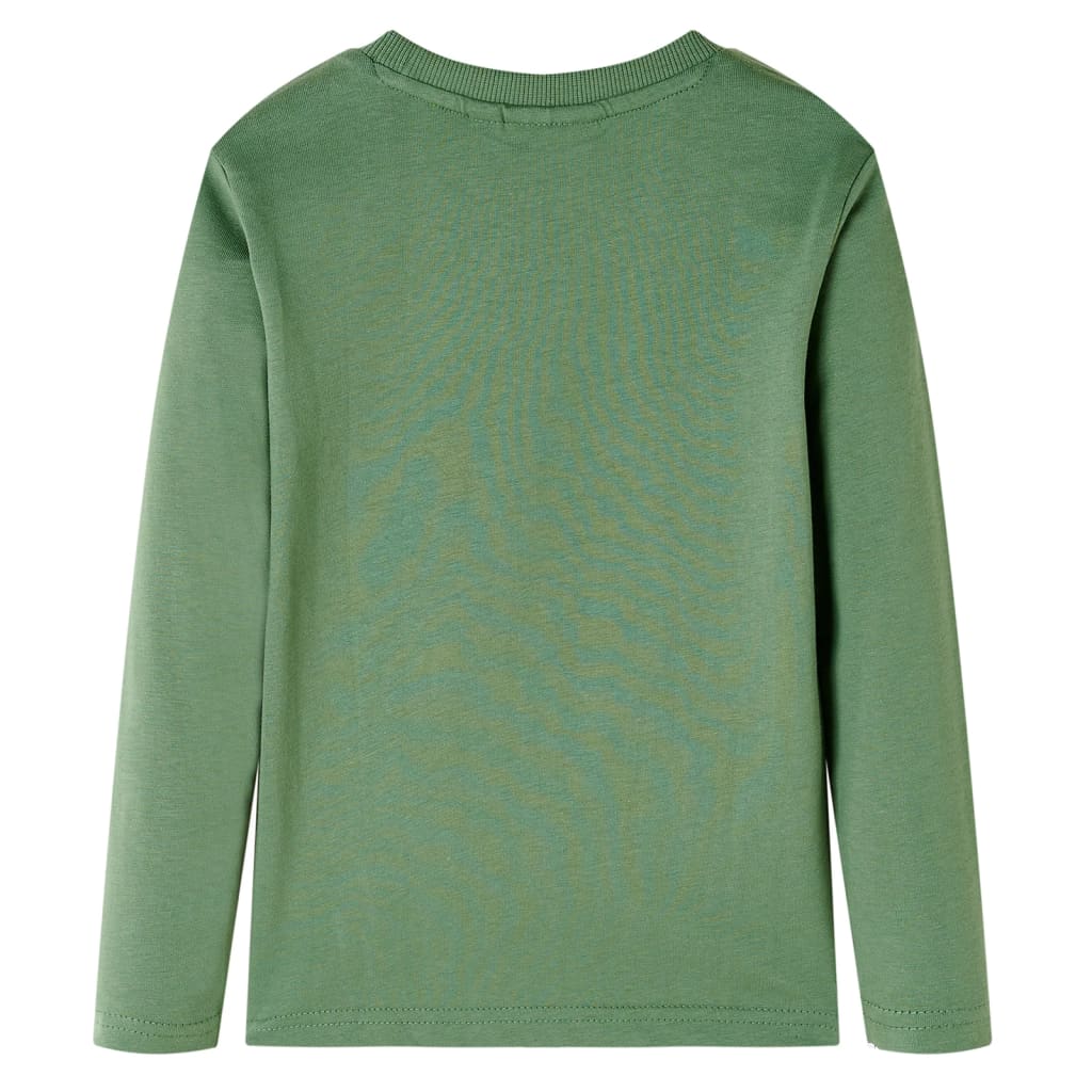 Kindershirt met lange mouwen 128 lichtkakikleurig is nu te koop bij PeponiXL, paradijselijk wonen!