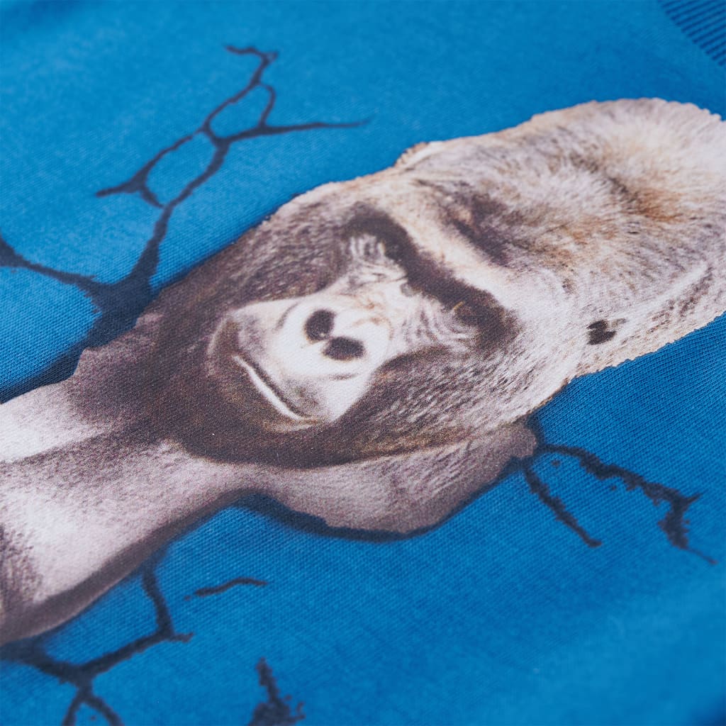 Kindershirt met lange mouwen 104 petrol is nu te koop bij PeponiXL, paradijselijk wonen!