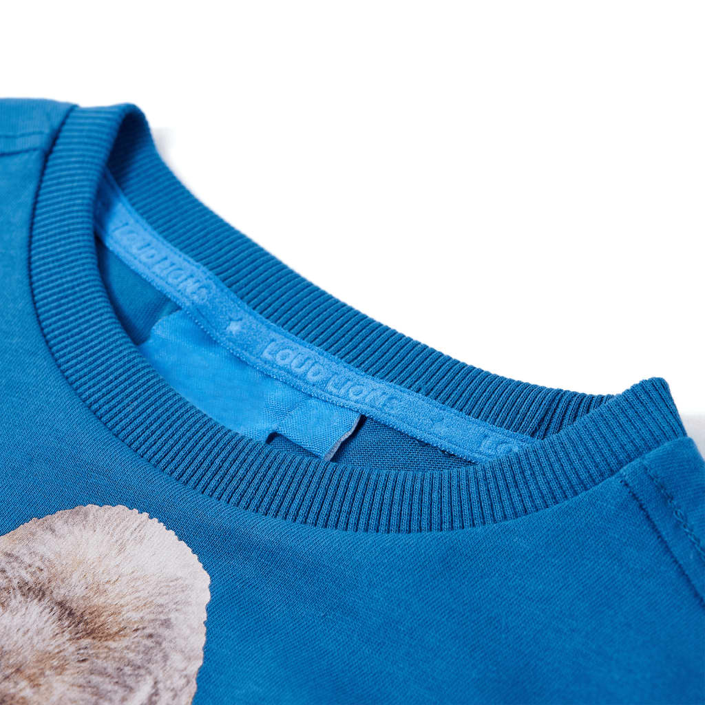 Kindershirt met lange mouwen 116 petrol is nu te koop bij PeponiXL, paradijselijk wonen!
