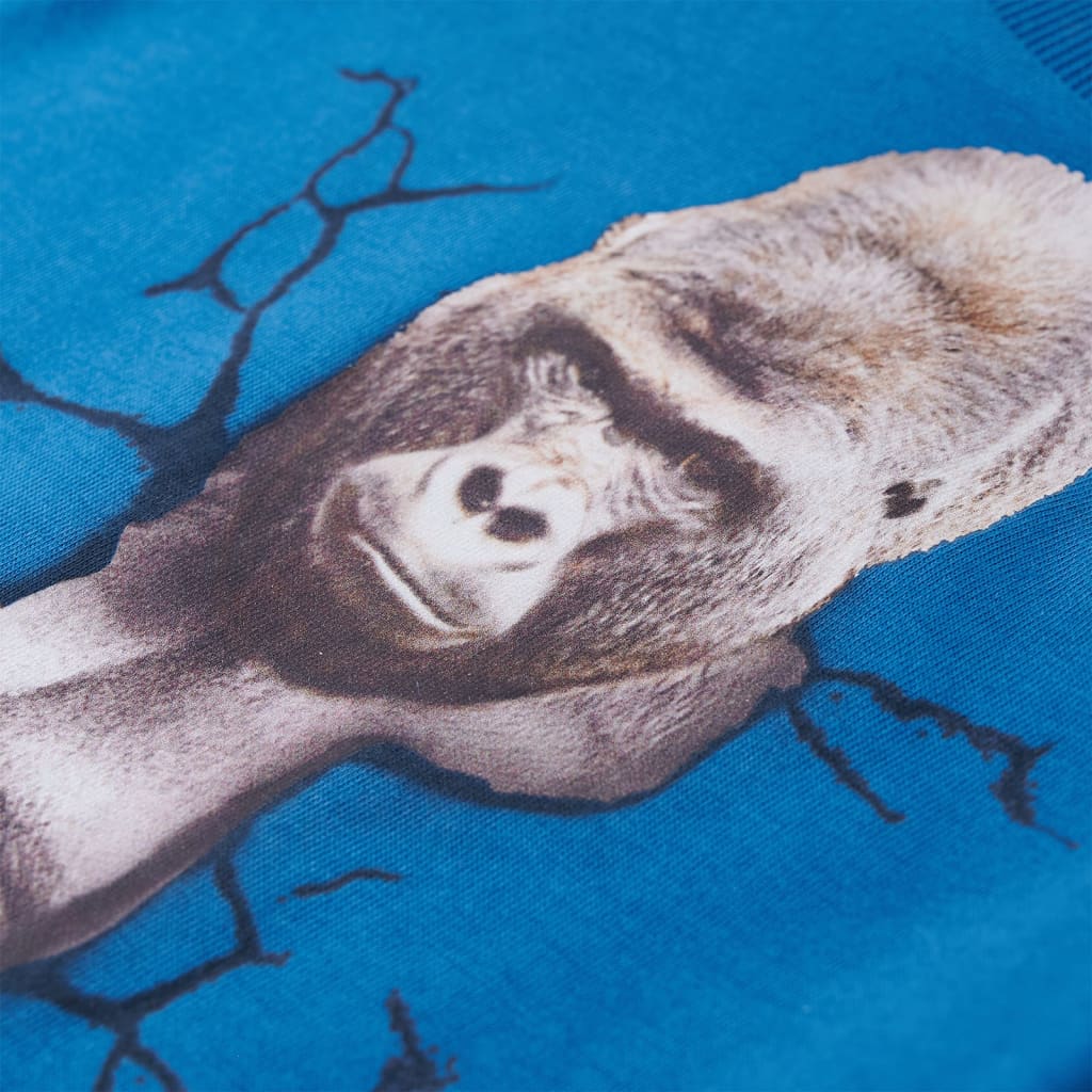 Kindershirt met lange mouwen 116 petrol is nu te koop bij PeponiXL, paradijselijk wonen!