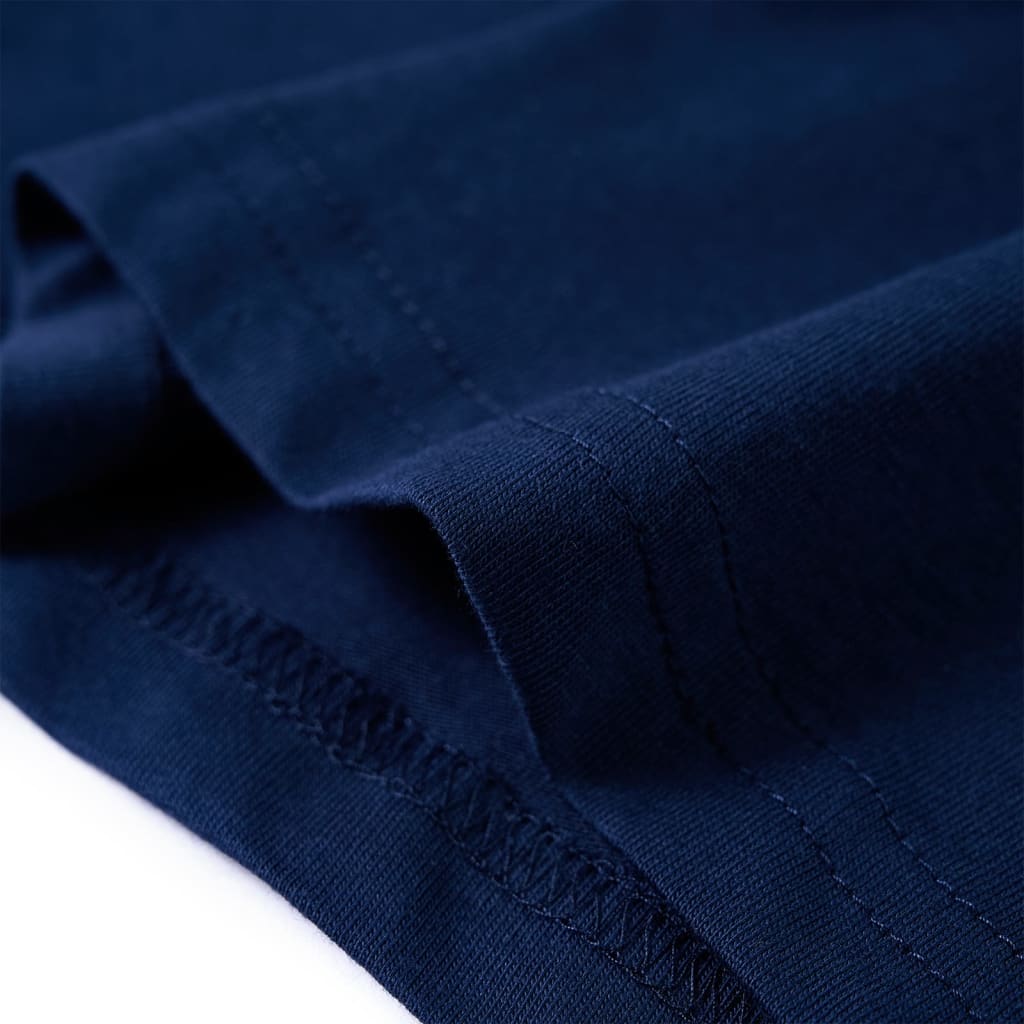 Kindershirt met lange mouwen 104 marineblauw is nu te koop bij PeponiXL, paradijselijk wonen!