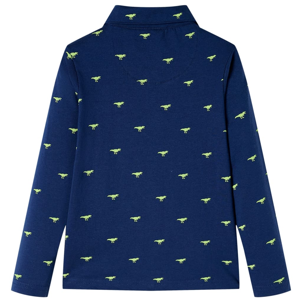 Kindershirt 92 marineblauw is nu te koop bij PeponiXL, paradijselijk wonen!