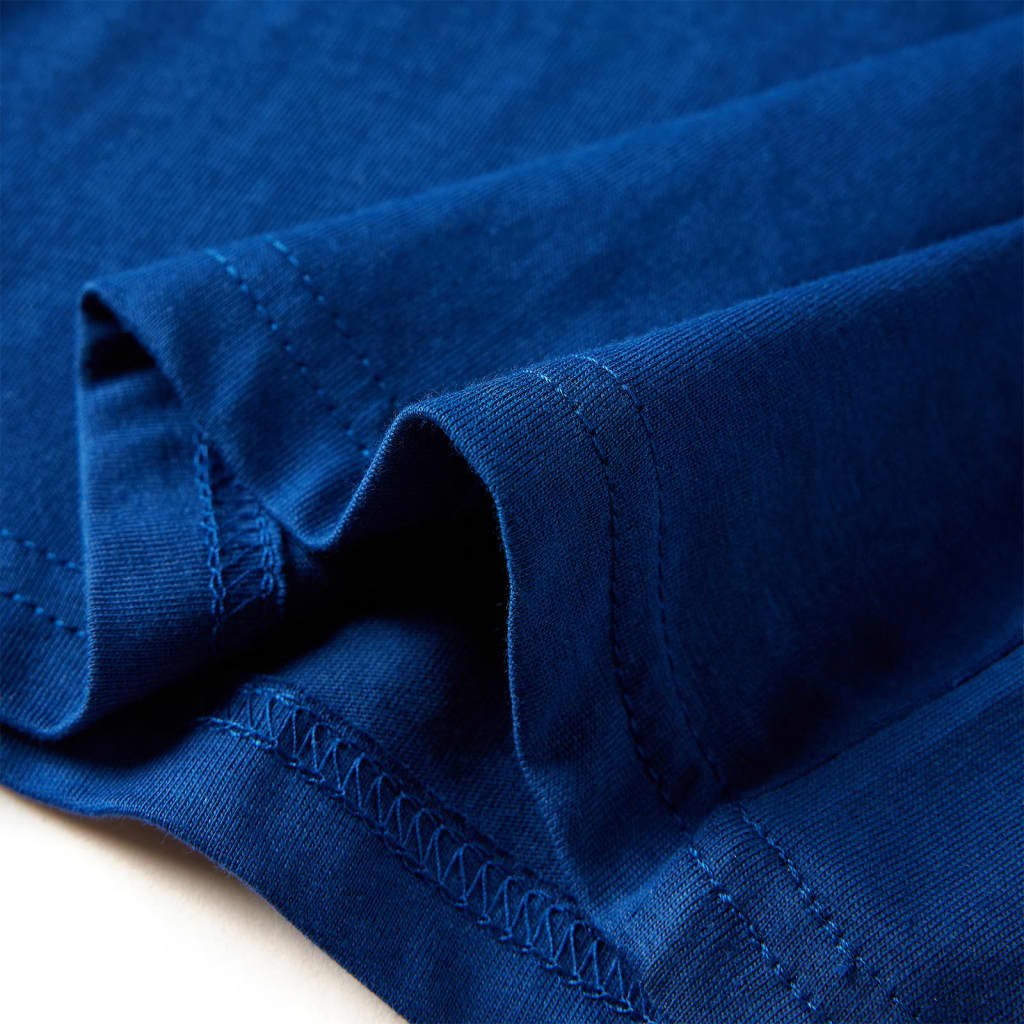 Kindershirt met lange mouwen 128 donkerblauw is nu te koop bij PeponiXL, paradijselijk wonen!