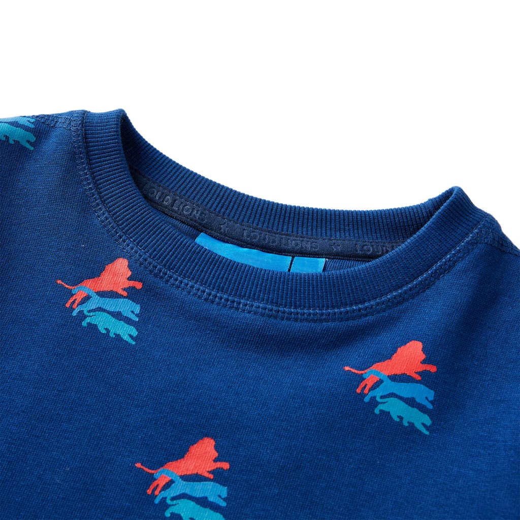 Kindertrui 104 donkerblauw is nu te koop bij PeponiXL, paradijselijk wonen!
