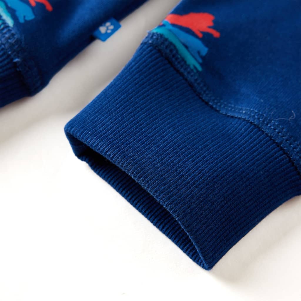 Kindertrui 128 donkerblauw is nu te koop bij PeponiXL, paradijselijk wonen!