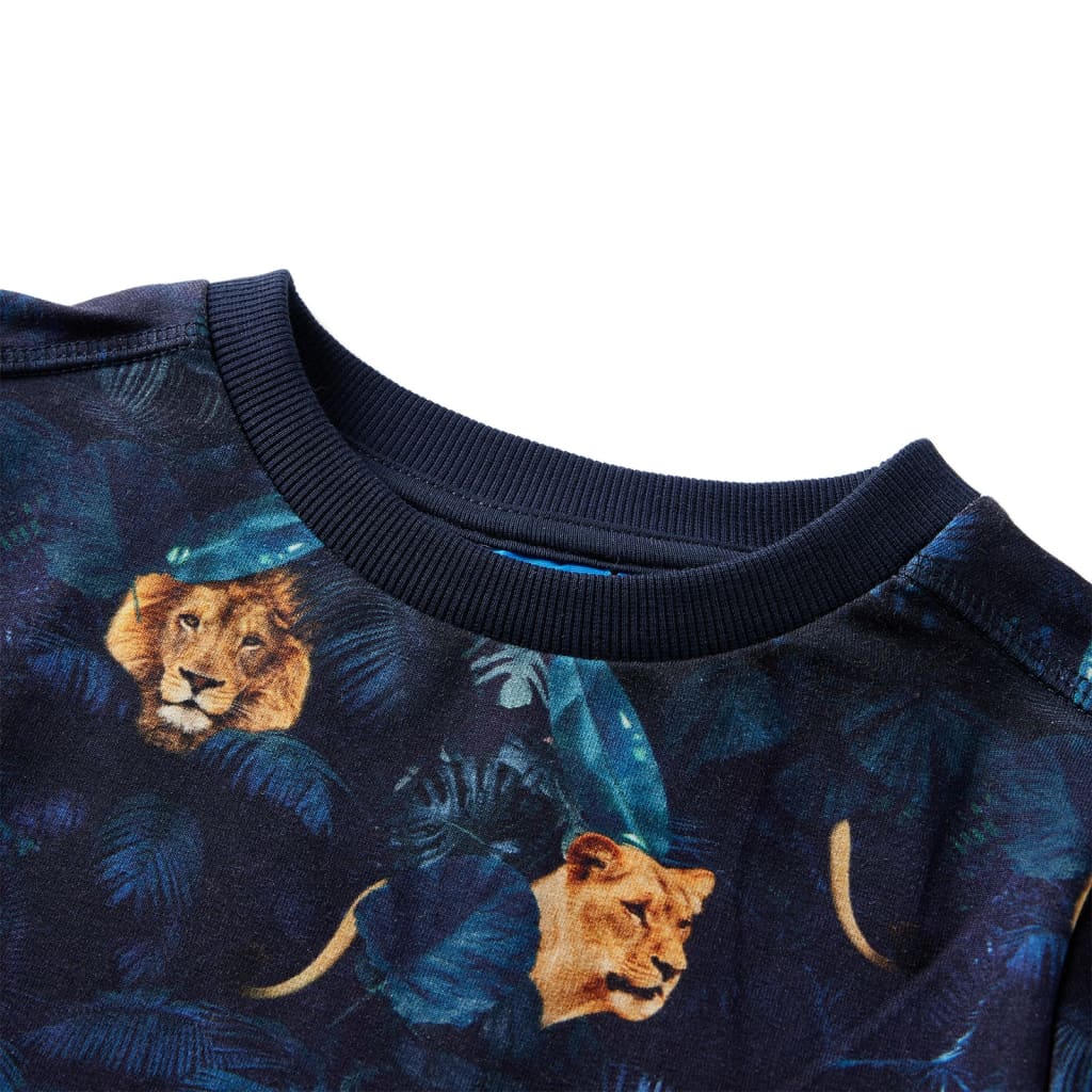 Kindertrui 92 marineblauw is nu te koop bij PeponiXL, paradijselijk wonen!