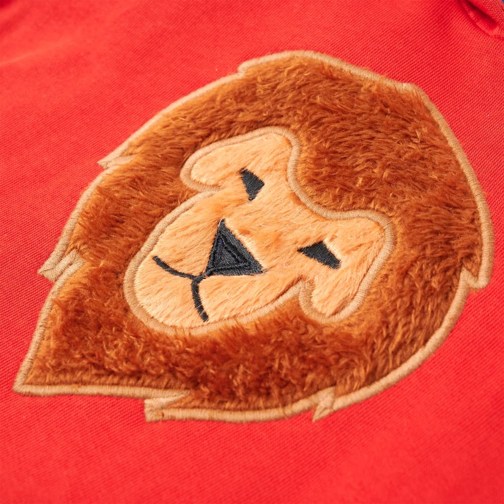 Kindertrui met capuchon 104 rood is nu te koop bij PeponiXL, paradijselijk wonen!