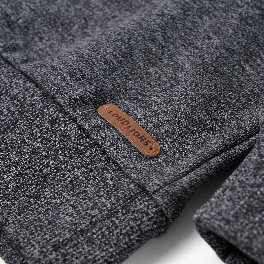 Kindertrui 92 gemêleerd marineblauw is nu te koop bij PeponiXL, paradijselijk wonen!