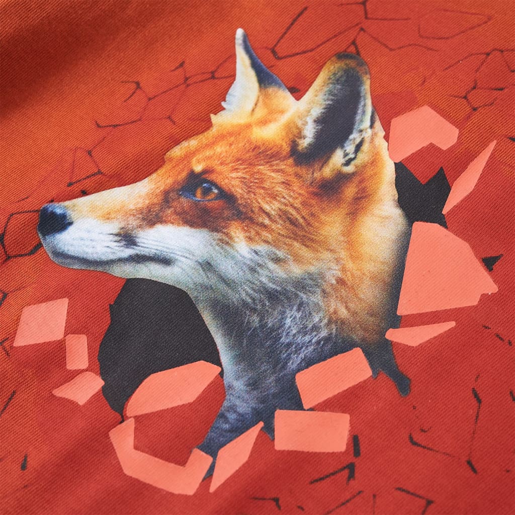 Kindershirt met lange mouwen 116 lichtroestkleurig is nu te koop bij PeponiXL, paradijselijk wonen!