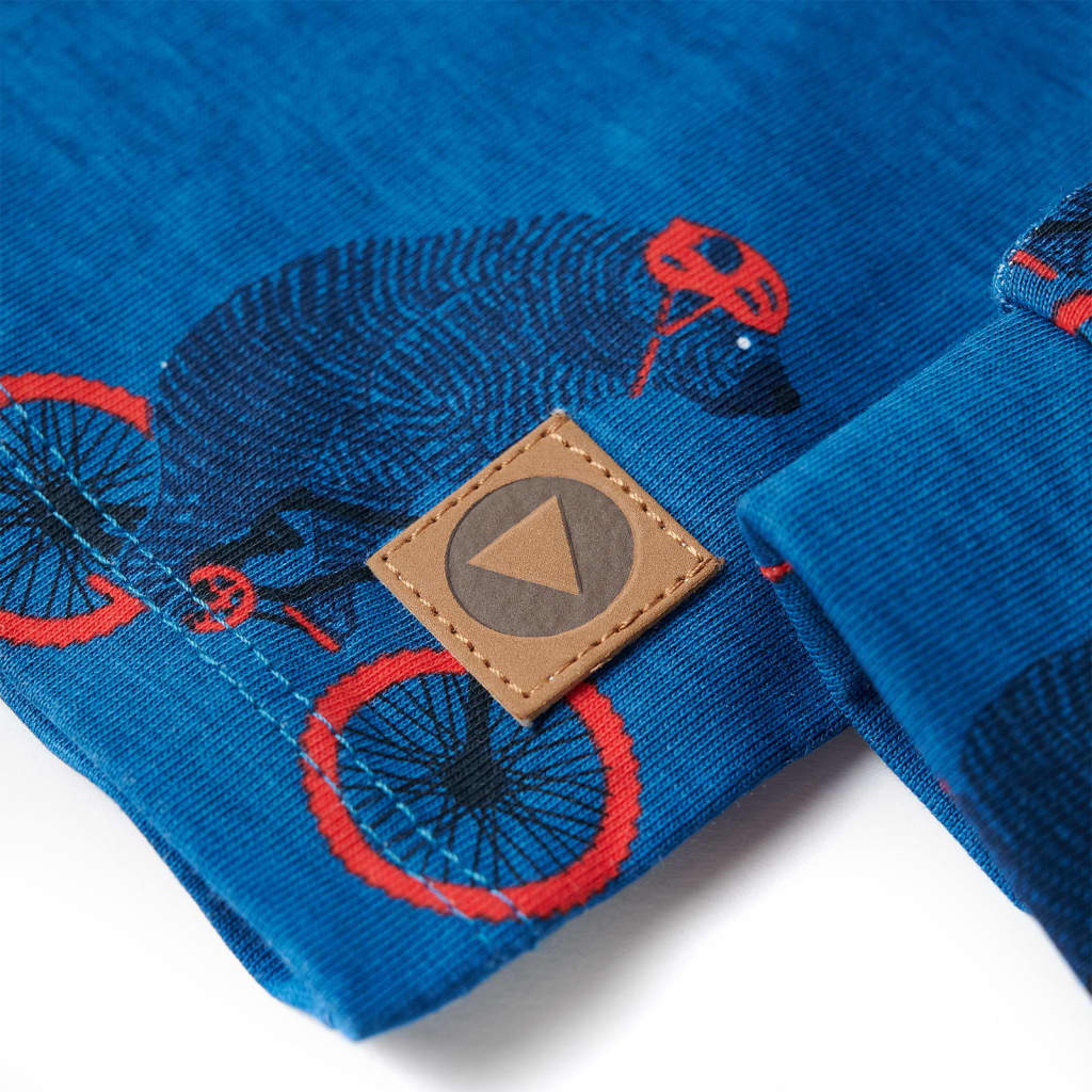 Kinderpyjama met lange mouwen 104 petroleumkleurig is nu te koop bij PeponiXL, paradijselijk wonen!