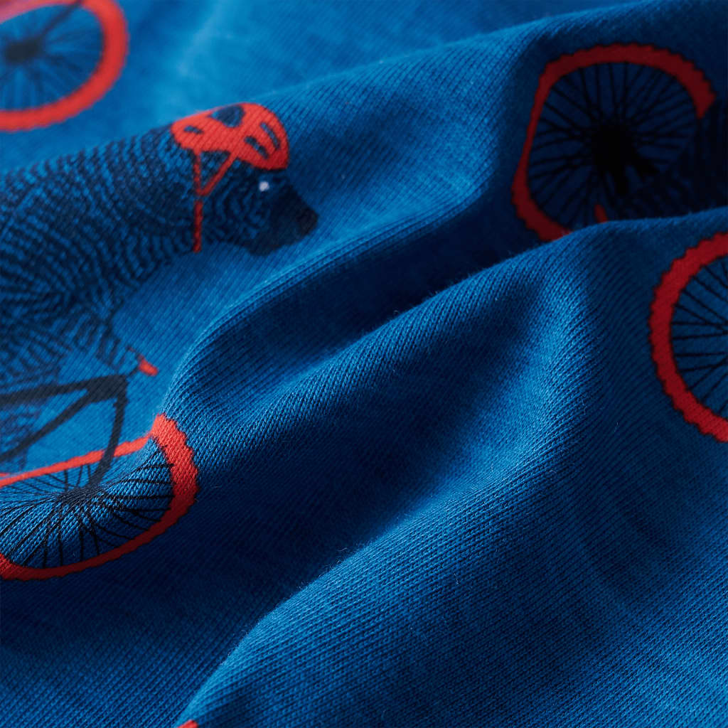 Kinderpyjama met lange mouwen 116 petroleumkleurig is nu te koop bij PeponiXL, paradijselijk wonen!