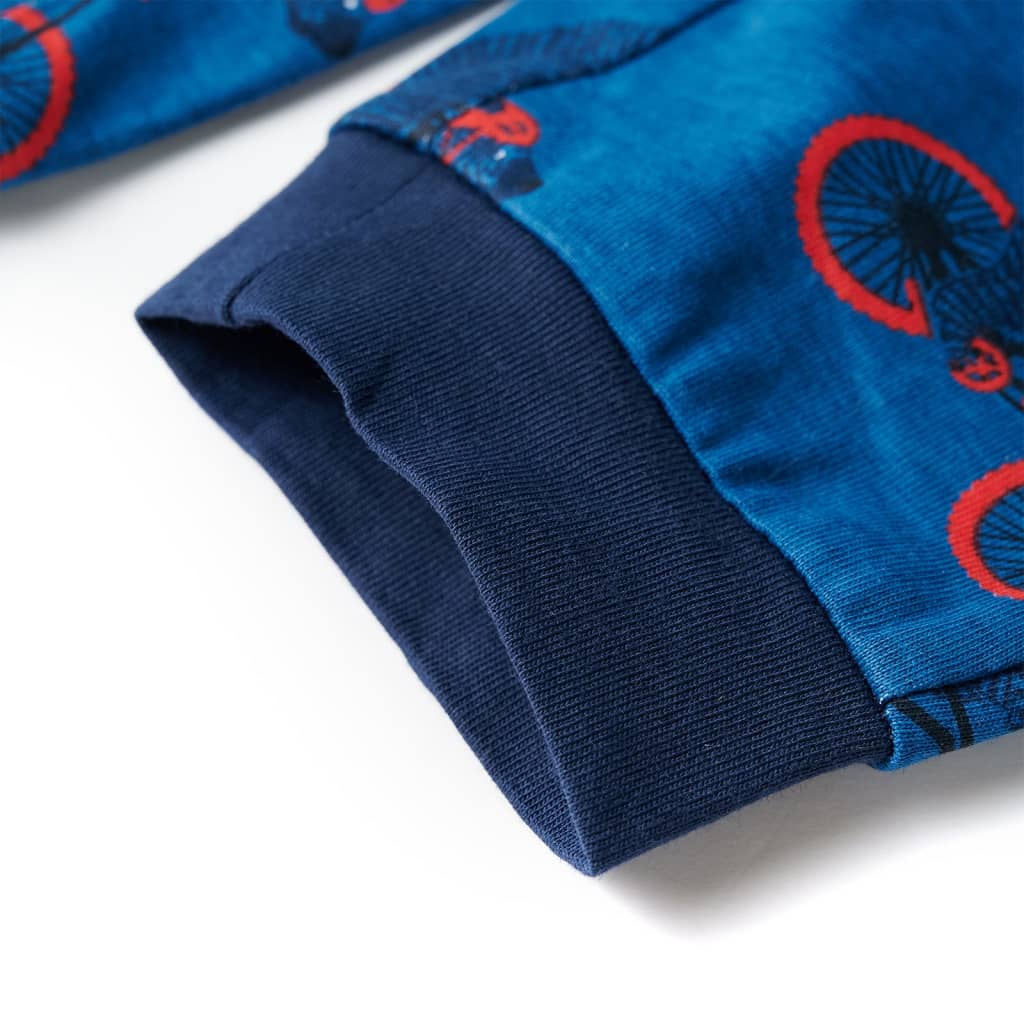 Kinderpyjama met lange mouwen 128 petroleumkleurig is nu te koop bij PeponiXL, paradijselijk wonen!