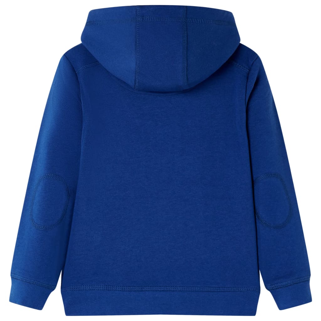 Kindertrui met capuchon 128 donkerblauw is nu te koop bij PeponiXL, paradijselijk wonen!