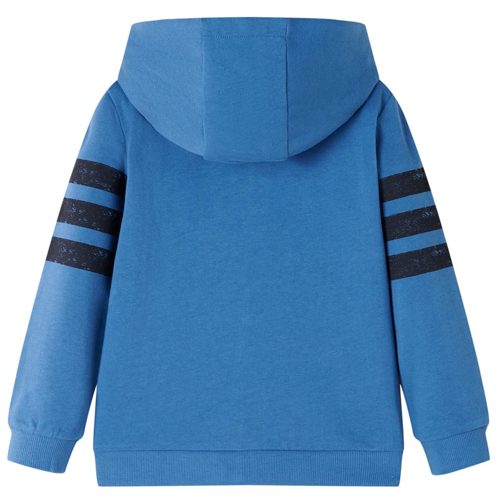 Kindervest met capuchon 116 blauw is nu te koop bij PeponiXL, paradijselijk wonen!