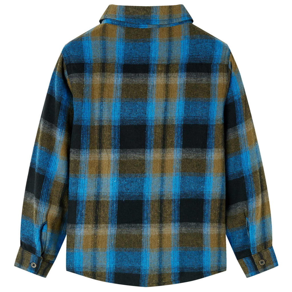 Kinderoverhemd met omgeslagen kraag 104 is nu te koop bij PeponiXL, paradijselijk wonen!