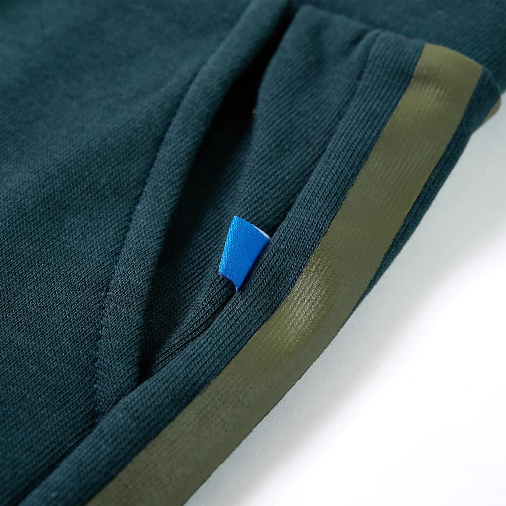 Kinderjoggingbroek met trekkoord 92 mosgroen is nu te koop bij PeponiXL, paradijselijk wonen!