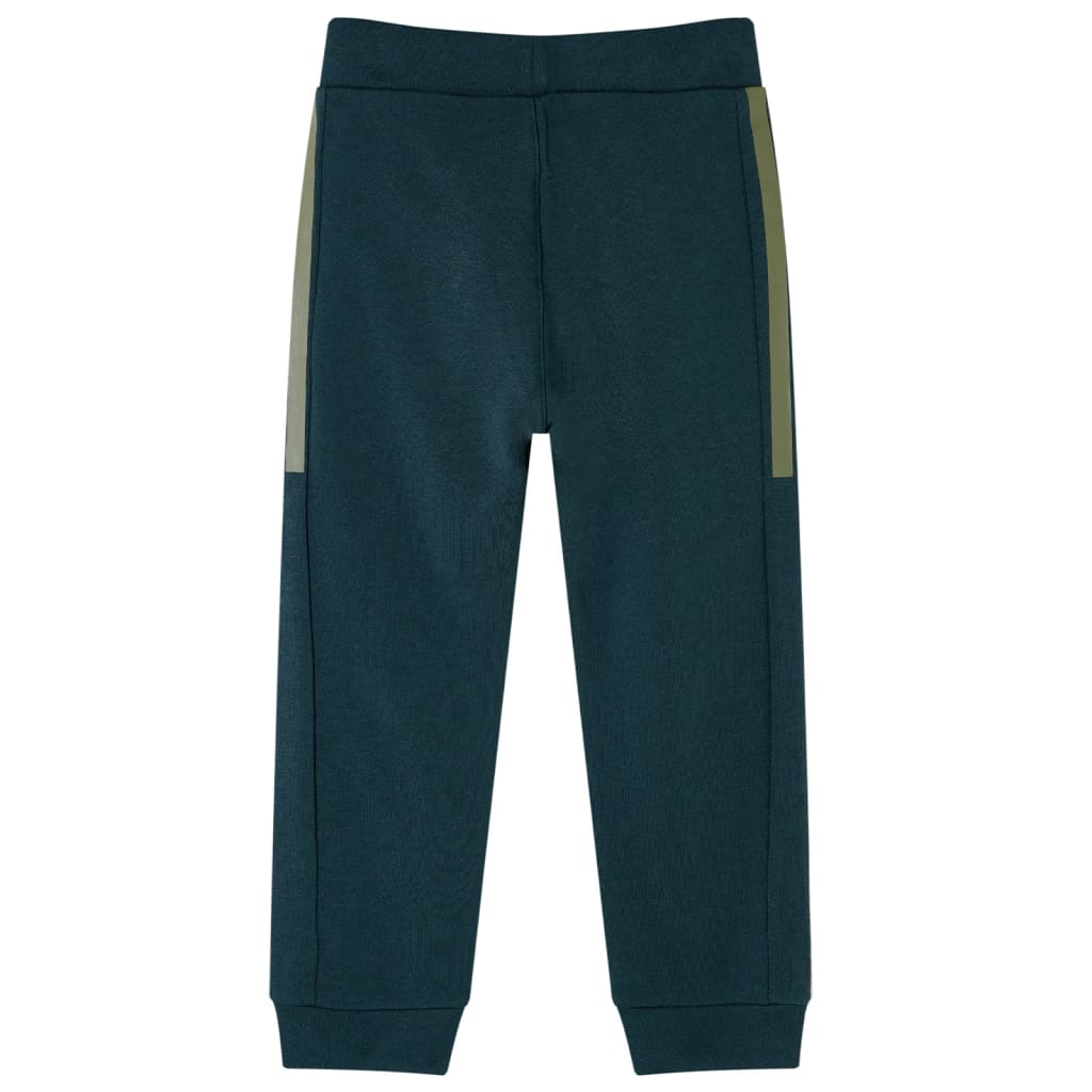 Kinderjoggingbroek met trekkoord 128 mosgroen is nu te koop bij PeponiXL, paradijselijk wonen!