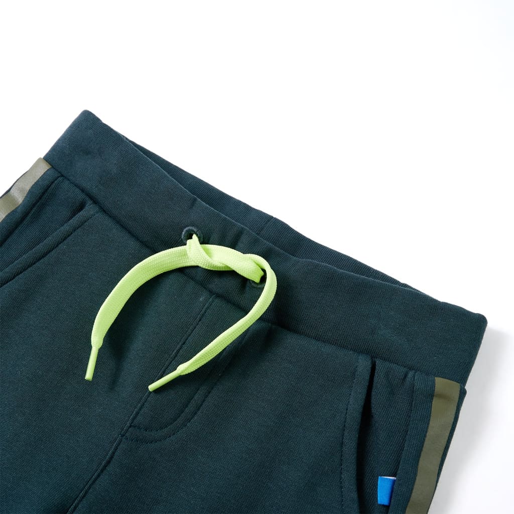 Kinderjoggingbroek met trekkoord 140 mosgroen is nu te koop bij PeponiXL, paradijselijk wonen!