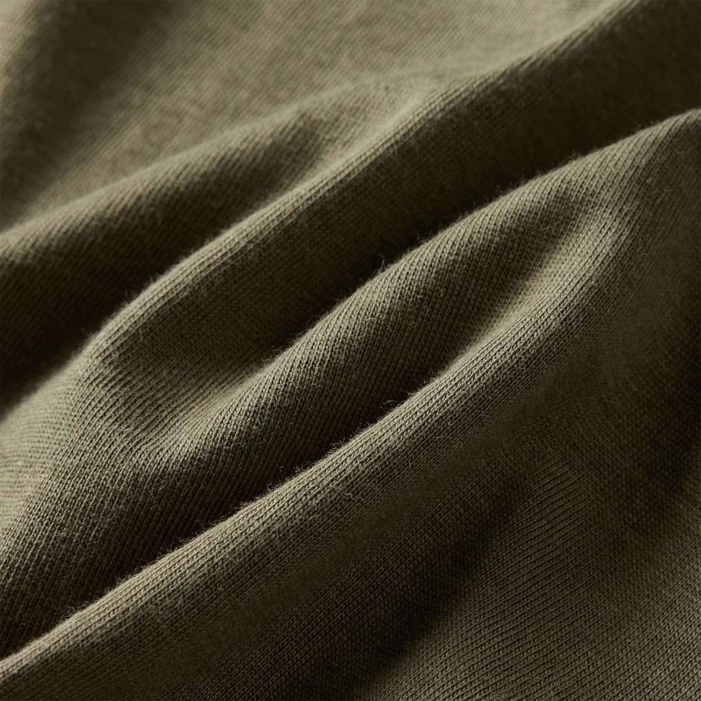 Kindershirt met lange mouwen 104 kakikleurig is nu te koop bij PeponiXL, paradijselijk wonen!