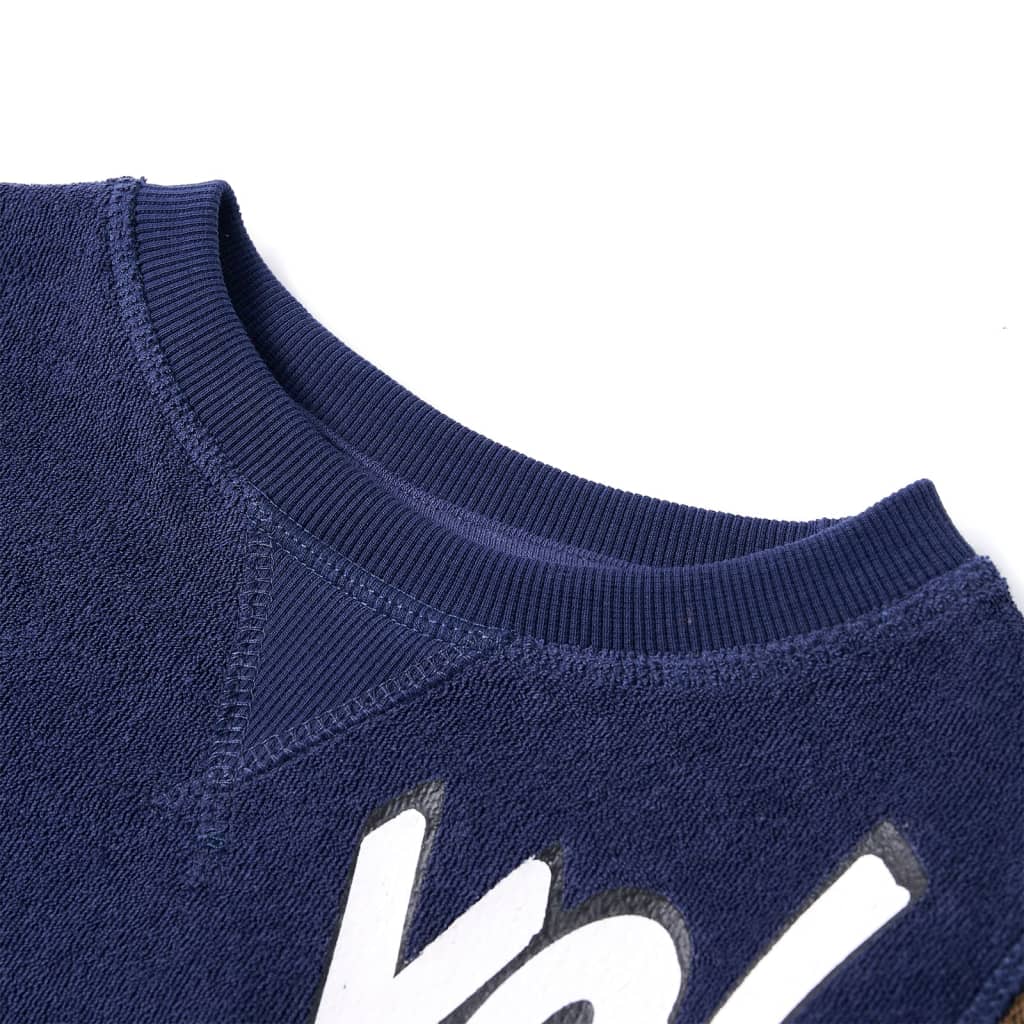 Kindertrui 128 donkermarineblauw is nu te koop bij PeponiXL, paradijselijk wonen!