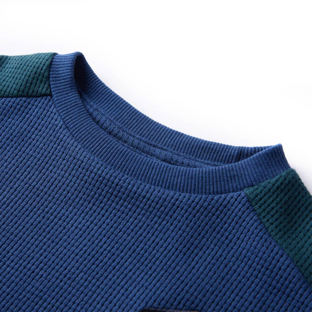 Kindertrui 116 marineblauw is nu te koop bij PeponiXL, paradijselijk wonen!